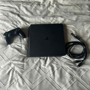 Sony Black PS4 Slim Console Sleek Design